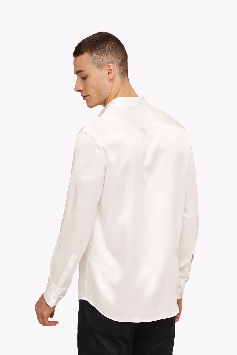 Mulberry Silk Basic Mens Shirt