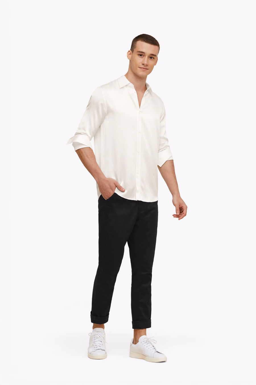 Mulberry Silk Basic Mens Shirt