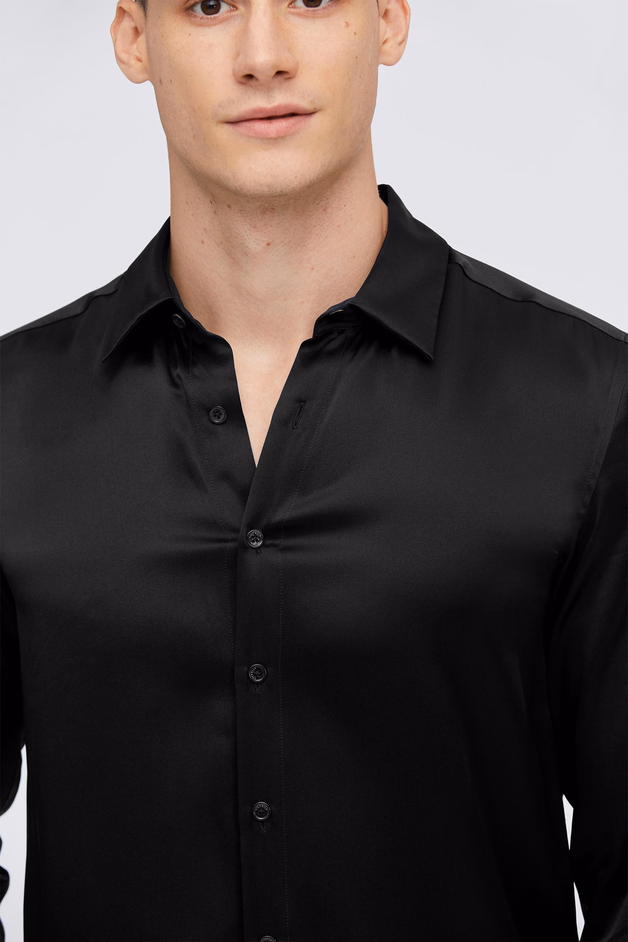 Mulberry Silk Basic Mens Shirt