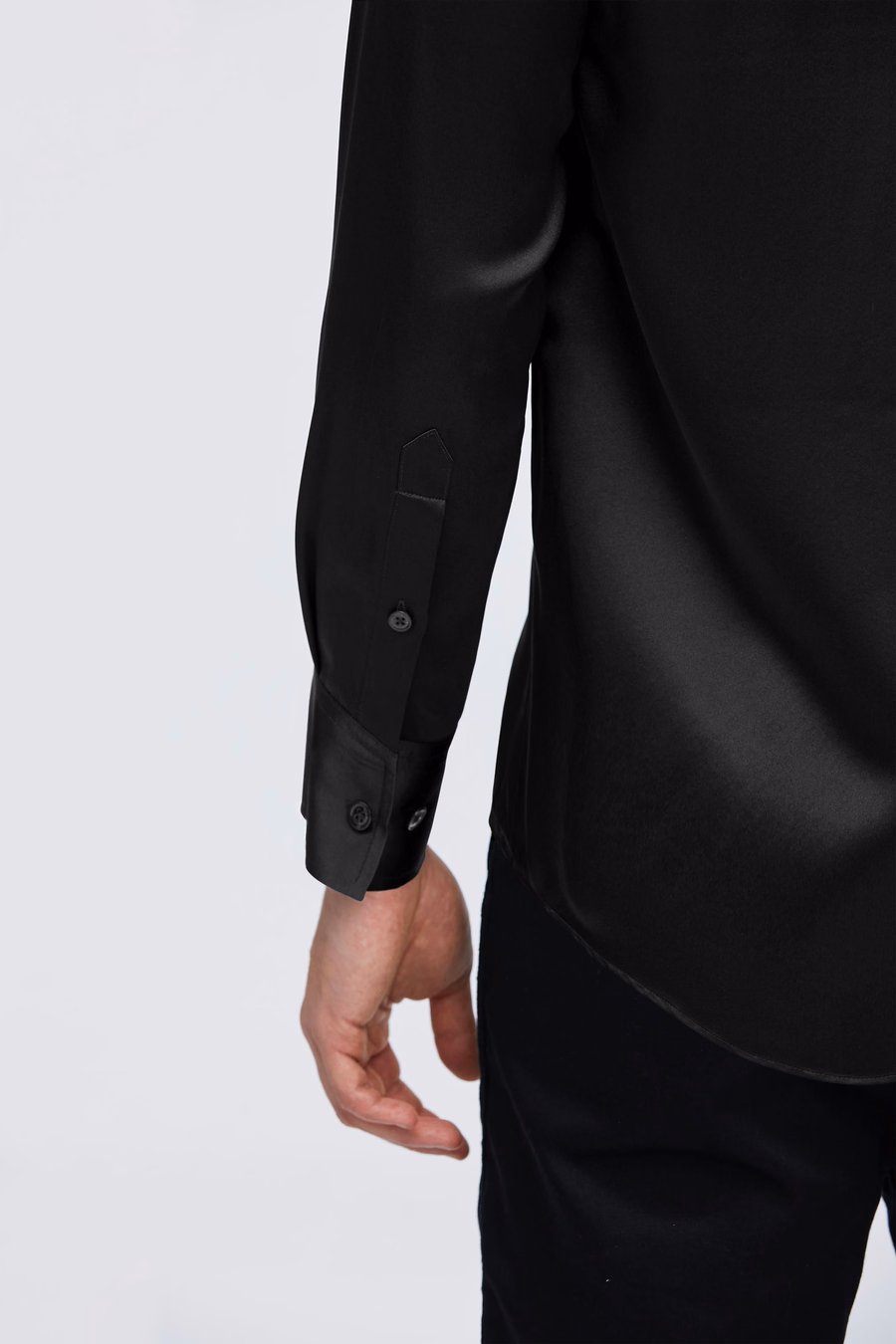 Mulberry Silk Basic Mens Shirt