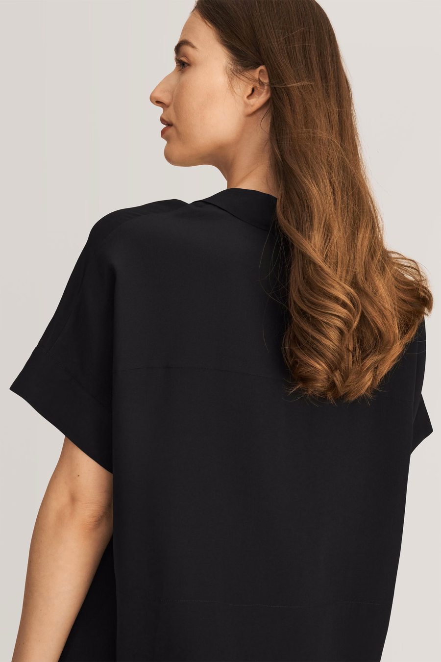 Casual Short Sleeves Loose Silk T-Shirt