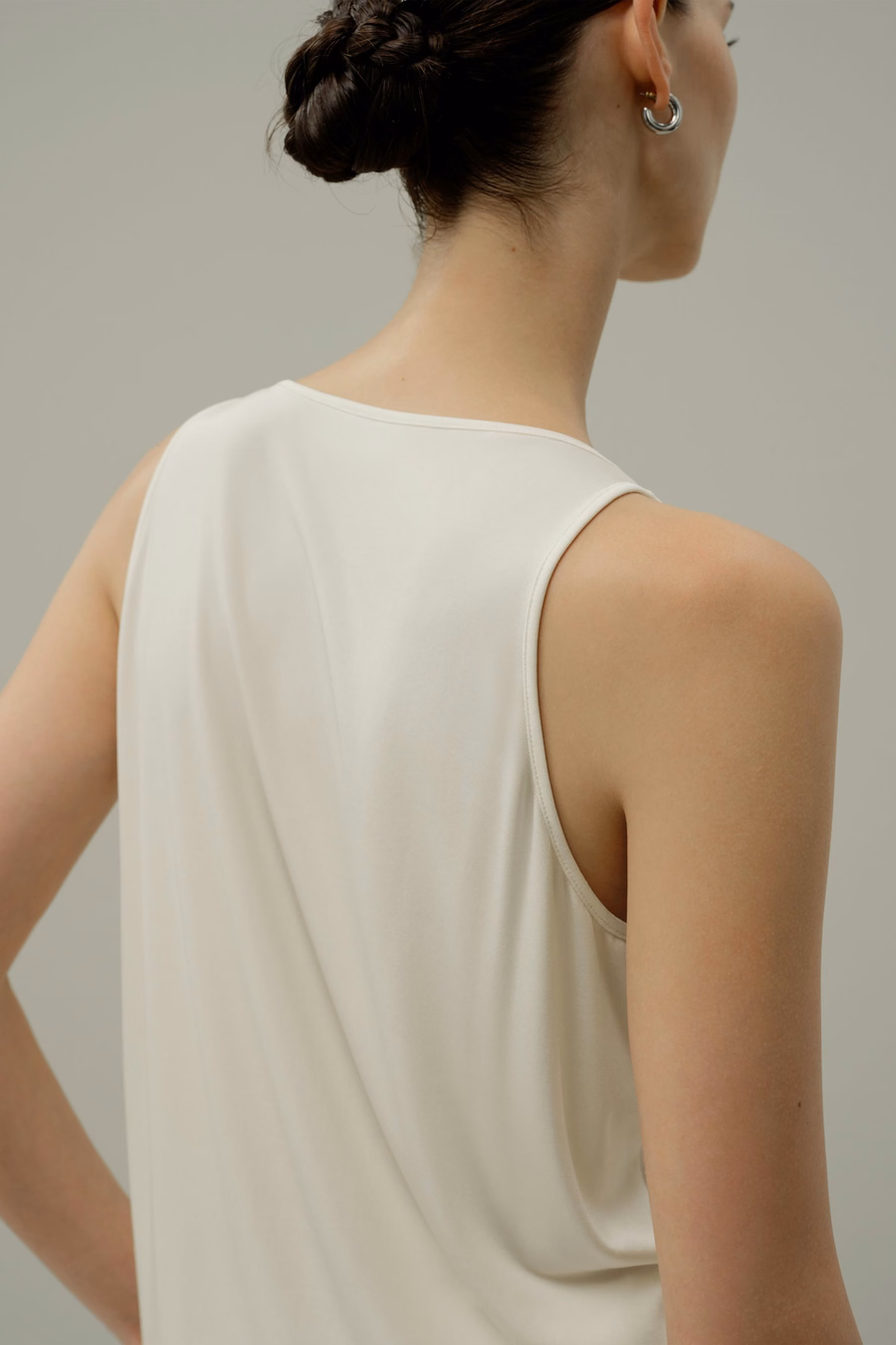 Silk Breeze Jersey Scoop Tank Top