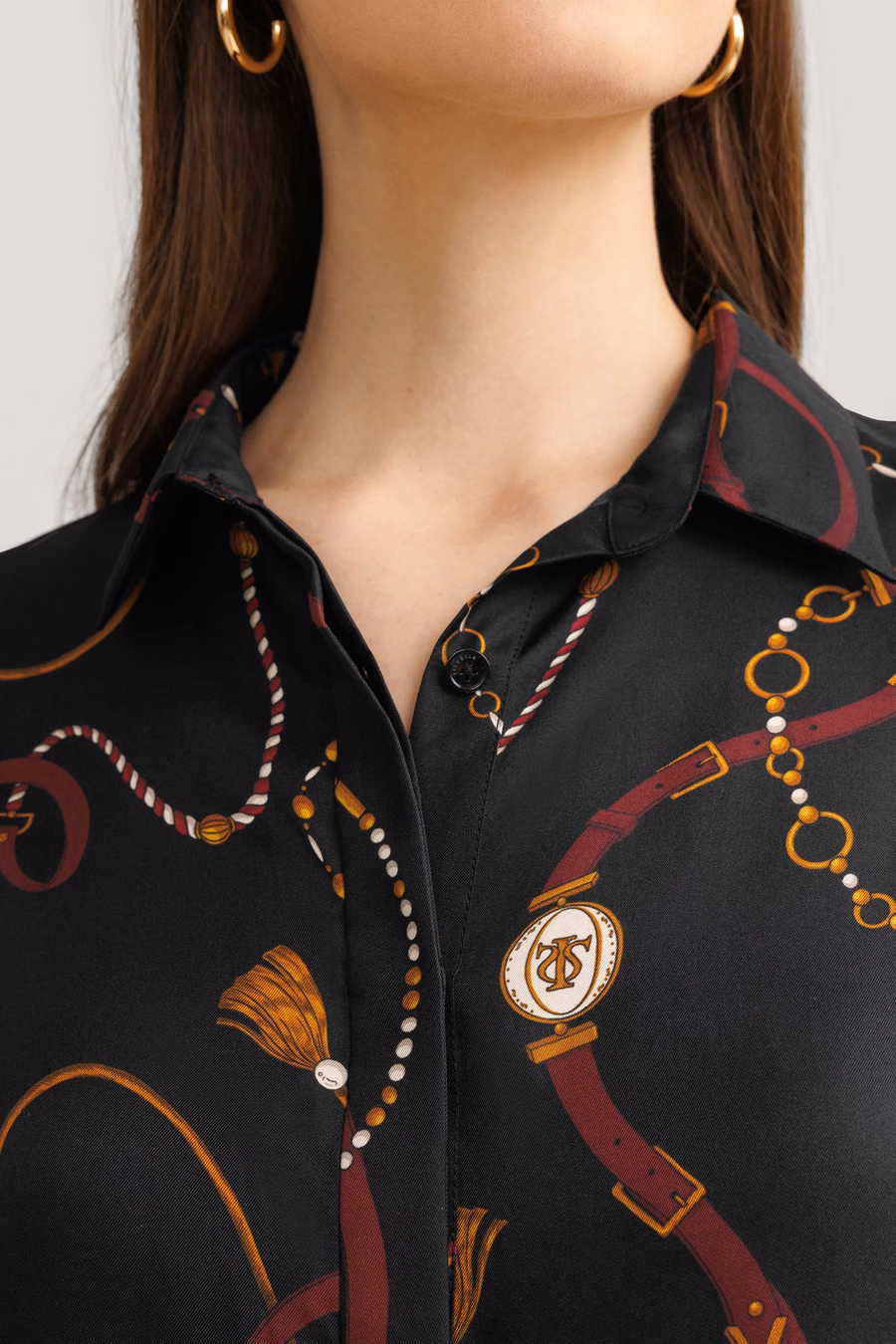 Louisville Print Silk Shirt
