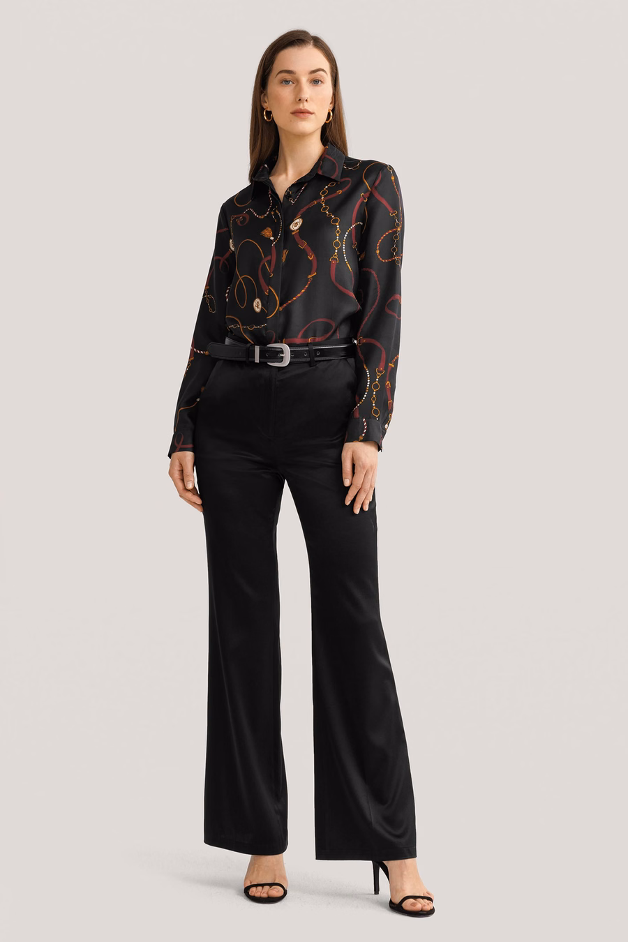Louisville Print Silk Shirt