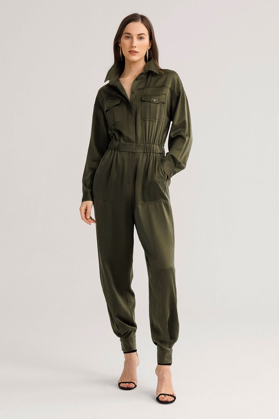 Sandwashed Safari Jumpsuit
