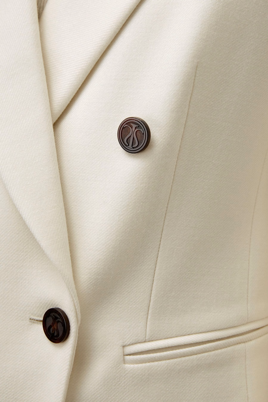 Double-Breasted Wool Blazer