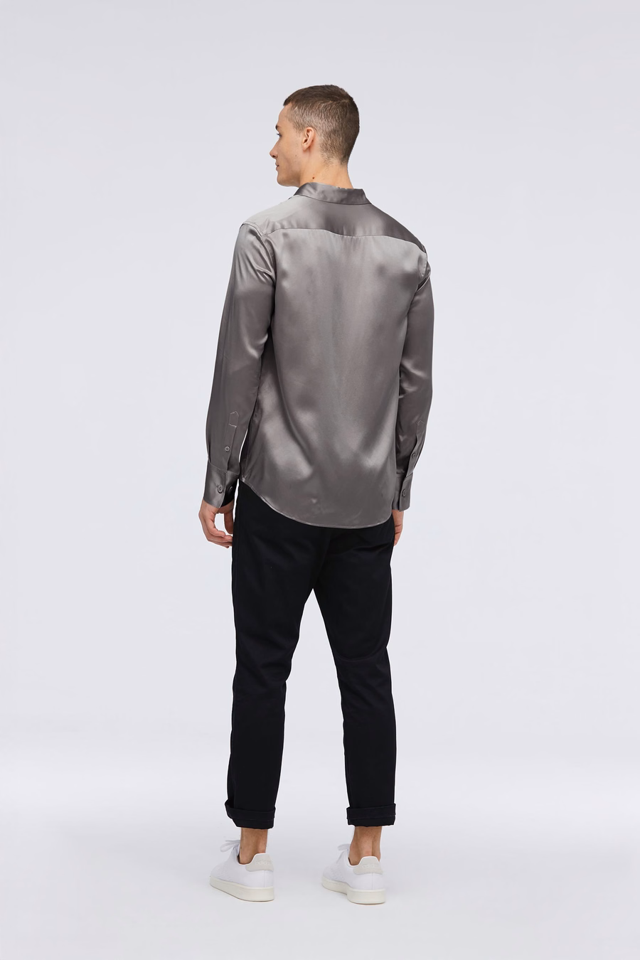 Mulberry Silk Basic Mens Shirt