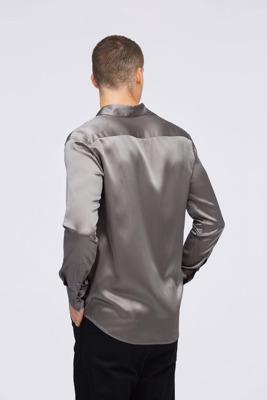 Mulberry Silk Basic Mens Shirt