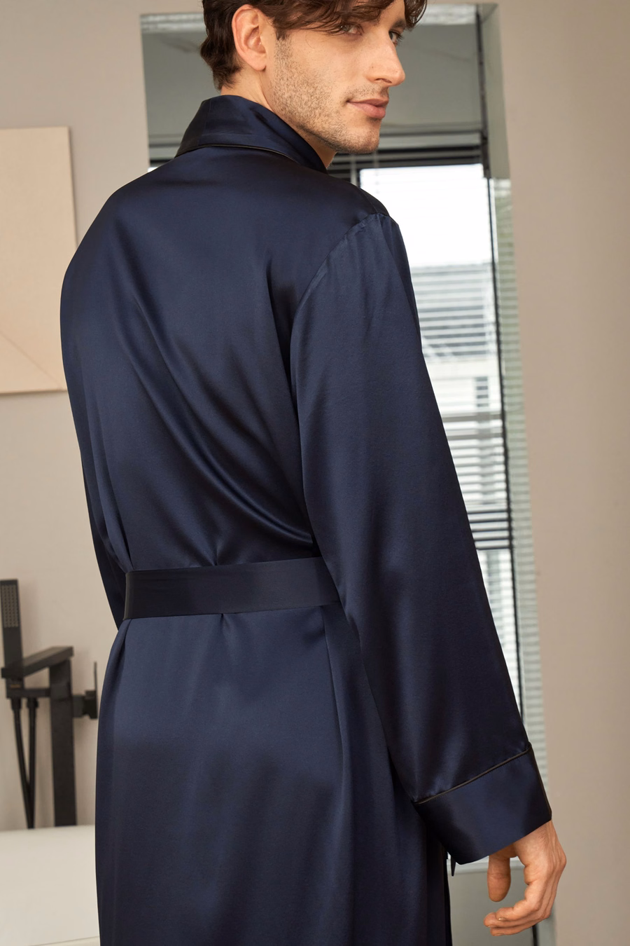 Contra Full Length Silk Robe