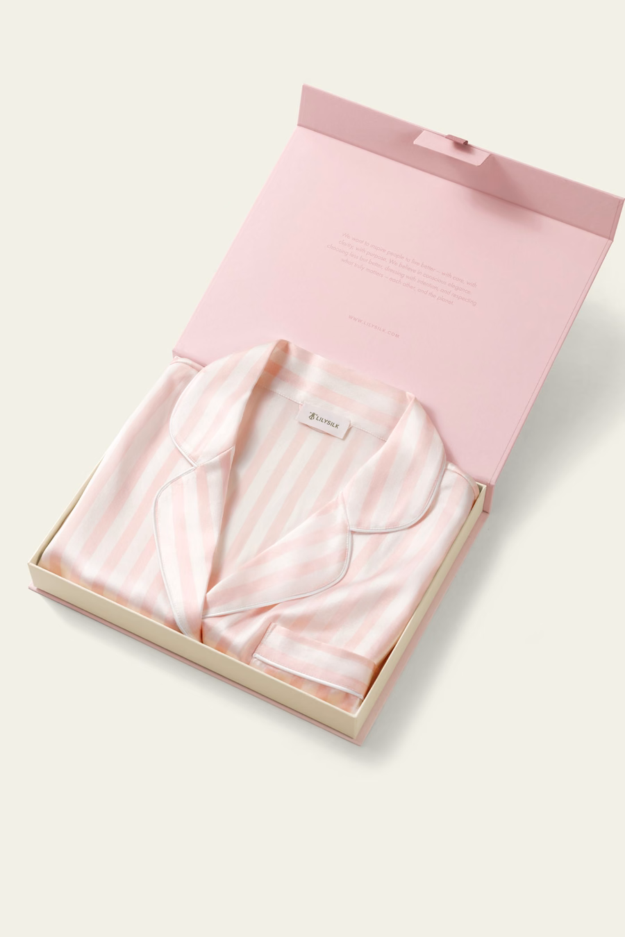 Valentine's Rosy Stripe Sleep Sanctuary Set