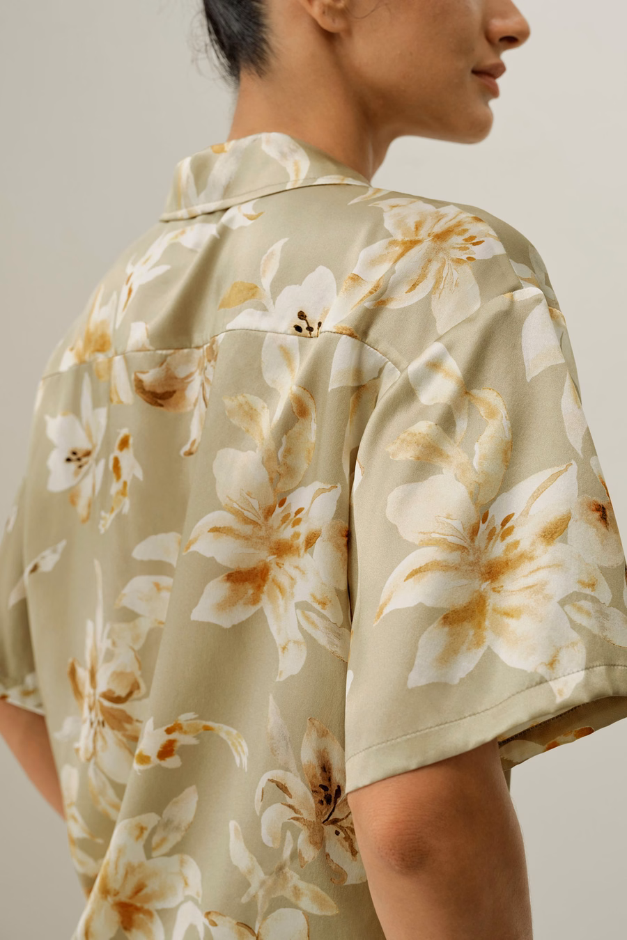 Pisces Zodiac Short Silk Pajama Set