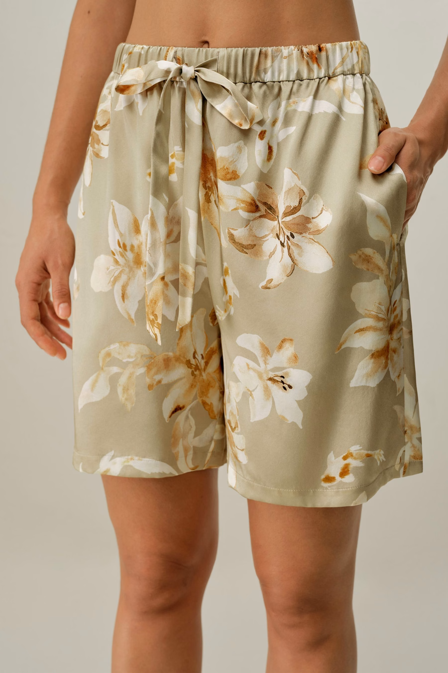 Pisces Zodiac Short Silk Pajama Set