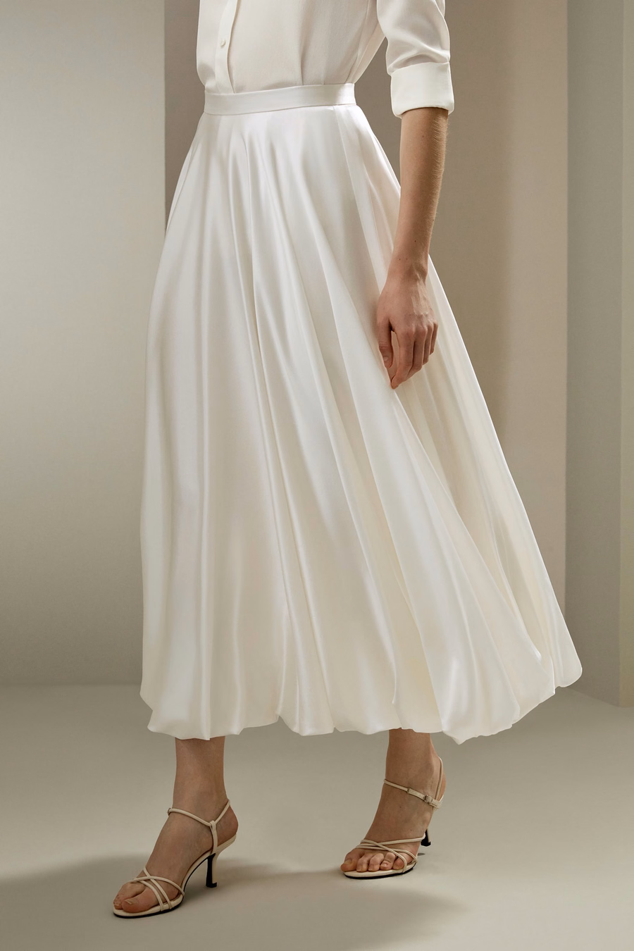 LILYSILK X LYDIA MILLEN Snowdrop Skirt