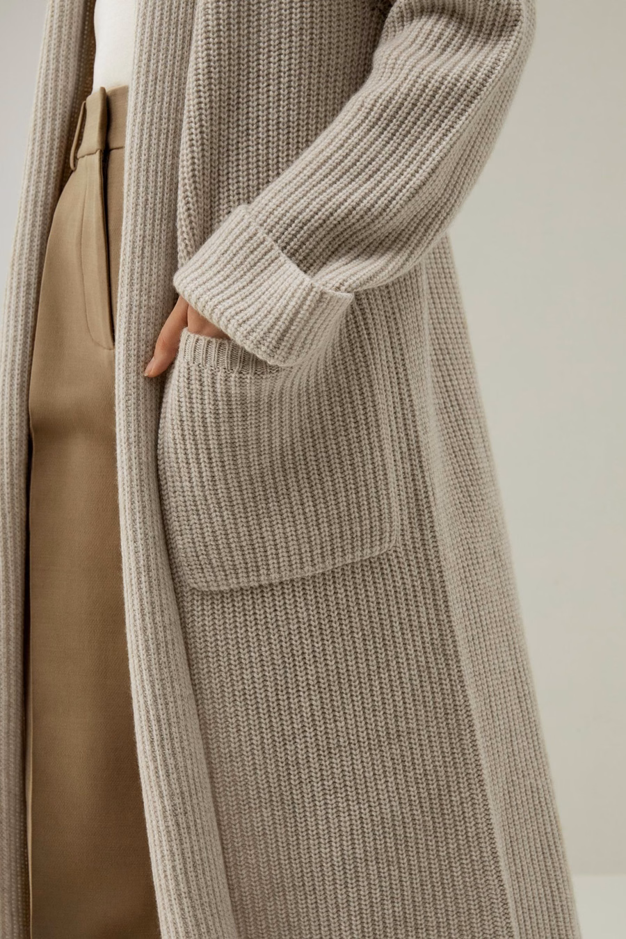 LILYSILK X LYDIA MILLEN 'Evergreen' Cardigan