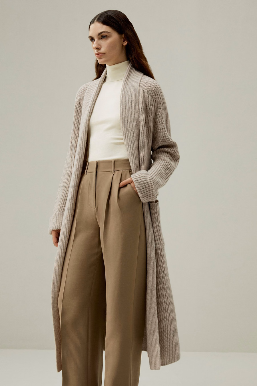 LILYSILK X LYDIA MILLEN 'Evergreen' Cardigan