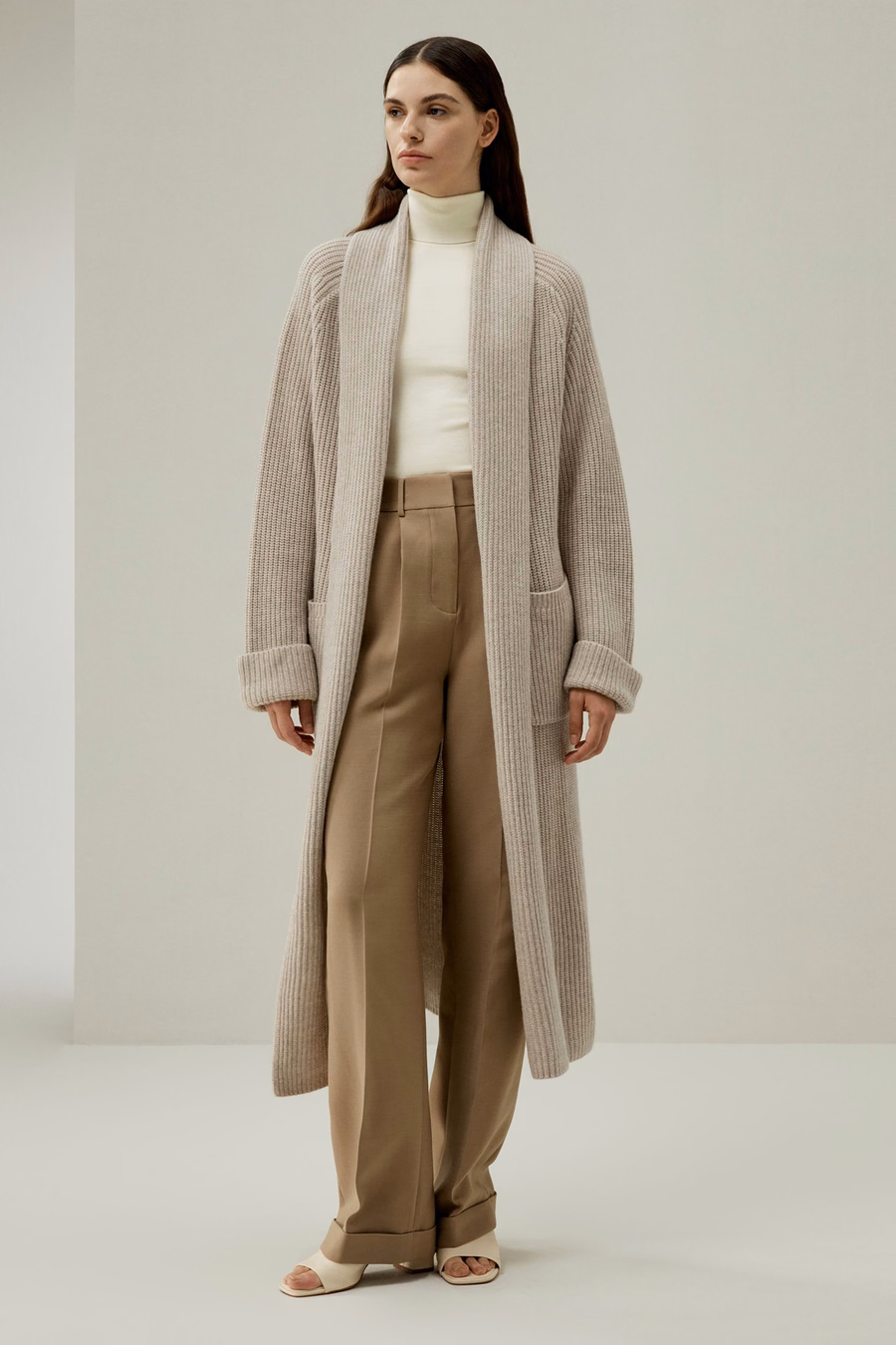 LILYSILK X LYDIA MILLEN 'Evergreen' Cardigan