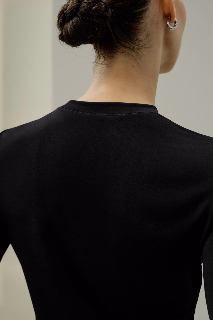 Silk Breeze Jersey Long Sleeve Slinky Top