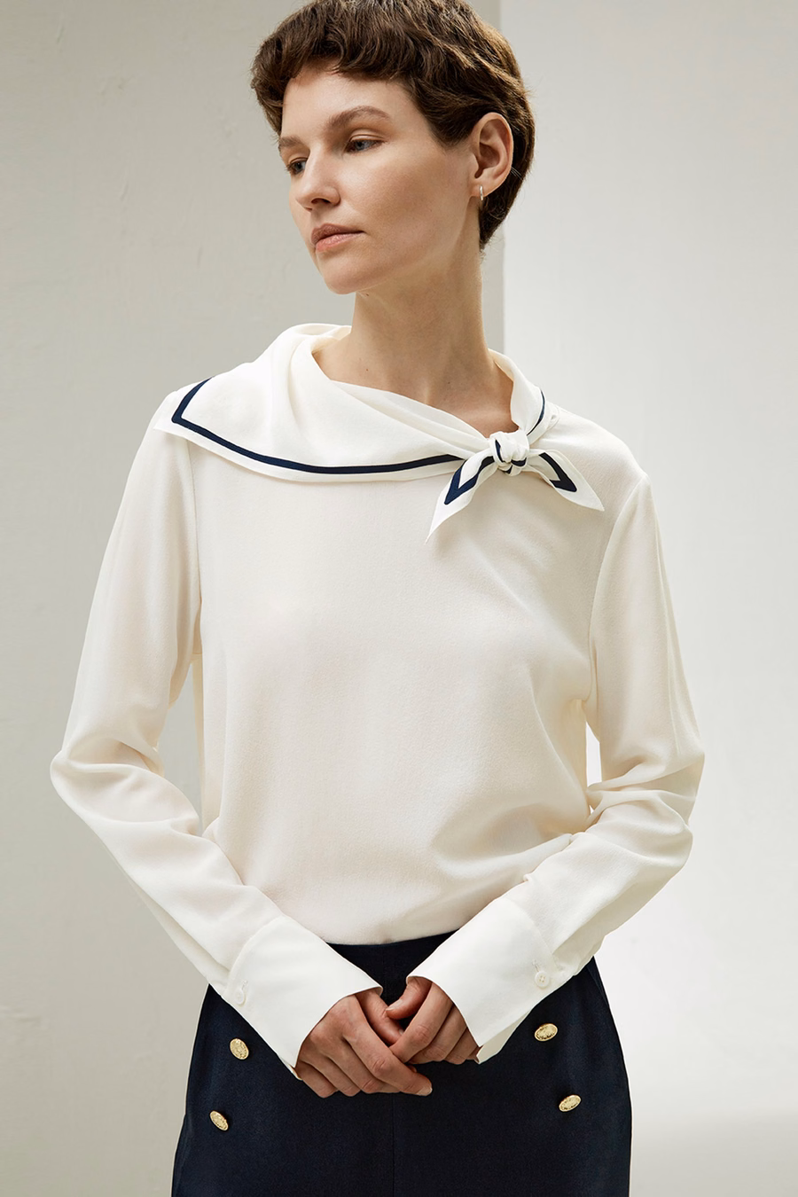 Nautical Collar Shirt